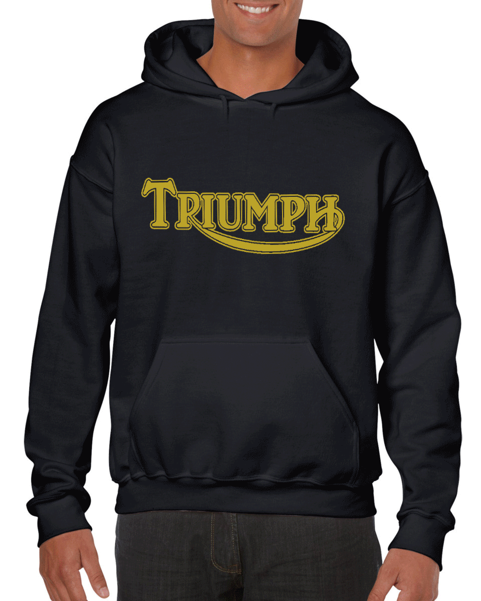 Triumph Hoodie Motorcycle Logo Great Colours! eBay